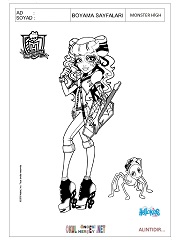 Monster High boyama sayfaları